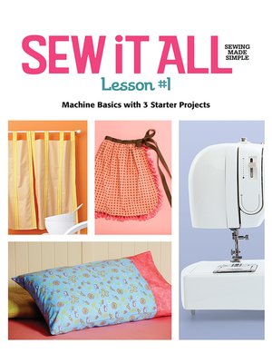 cover image of Sew it All Lesson #1